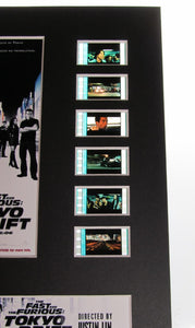 THE FAST & THE FURIOUS 3: TOKYO DRIFT 35mm Movie Film Cell Display 8x10 Presentation