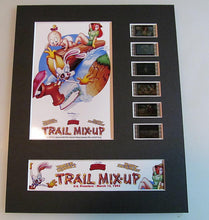 Load image into Gallery viewer, TRAIL MIX UP (Roger Rabbit) Disney 35mm Movie Film Cell Display 8x10