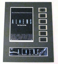 Load image into Gallery viewer, ALIENS James Cameron Sigourney Weaver 35mm Movie Film Cell Display 8x10 Presentation Alien 2