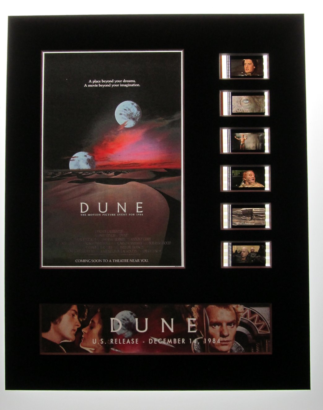 DUNE Sci-fi Classic Sting 35mm Movie Film Cell Display 8x10 Presentation