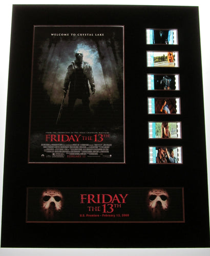 FRIDAY THE 13th 2009 Jason Voorhees 35mm Movie Film Cell Display 8x10 Presentation Horror