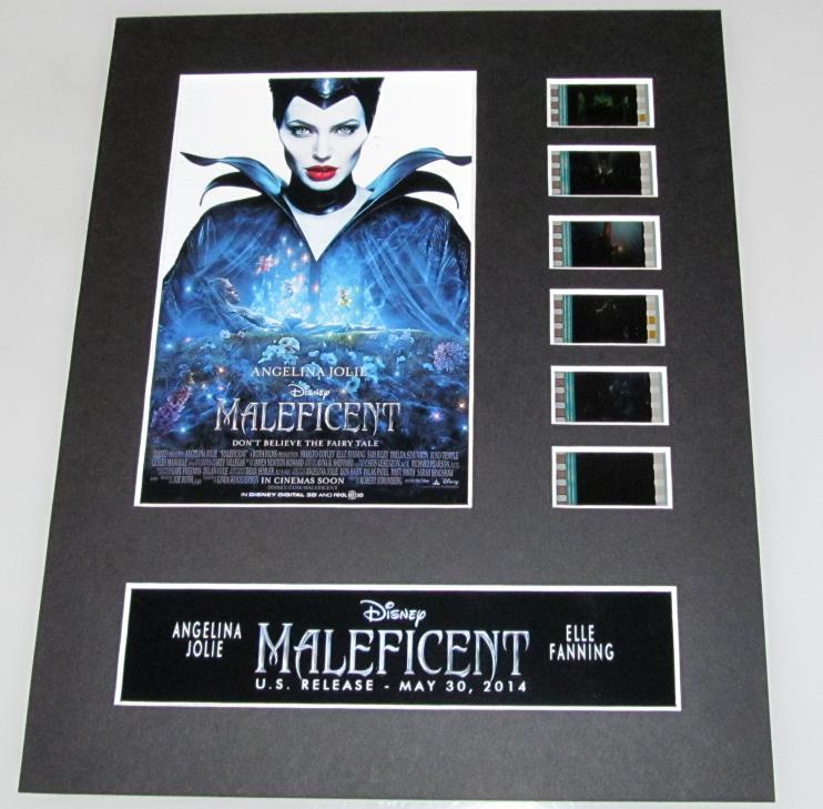 MALEFICENT Angelina Jolie Disney 35mm Movie Film Cell Display 8x10 Presentation
