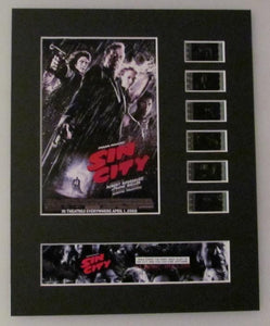 SIN CITY 35mm Movie Film Cell Display 8x10 Presentation Robert Rodriguez