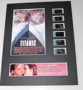 TITANIC James Cameron Leonardo DiCaprio 35mm Movie Film Cell Display 8x10 Presentation