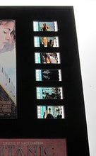 Load image into Gallery viewer, TITANIC James Cameron Leonardo DiCaprio 35mm Movie Film Cell Display 8x10 Presentation