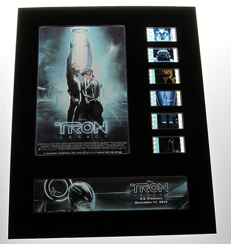 TRON LEGACY Jeff Bridges Disney 35mm Movie Film Cell Display 8x10 Presentation