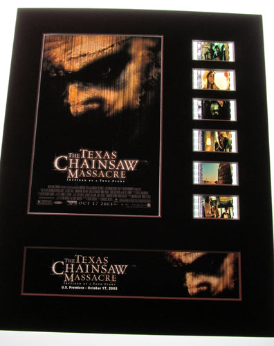 TEXAS CHAINSAW MASSACRE 2003 35mm Movie Film Cell Display 8x10 Presentation Horror Leatherface