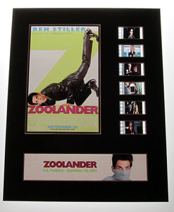 ZOOLANDER Ben Stiller Owen Wilson 35mm Movie Film Cell Display 8x10 Presentation