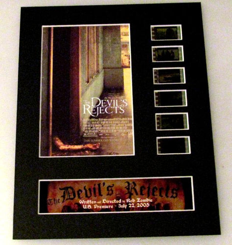 THE DEVIL'S REJECTS Rob Zombie 35mm Movie Film Cell Display 8x10 Presentation Horror
