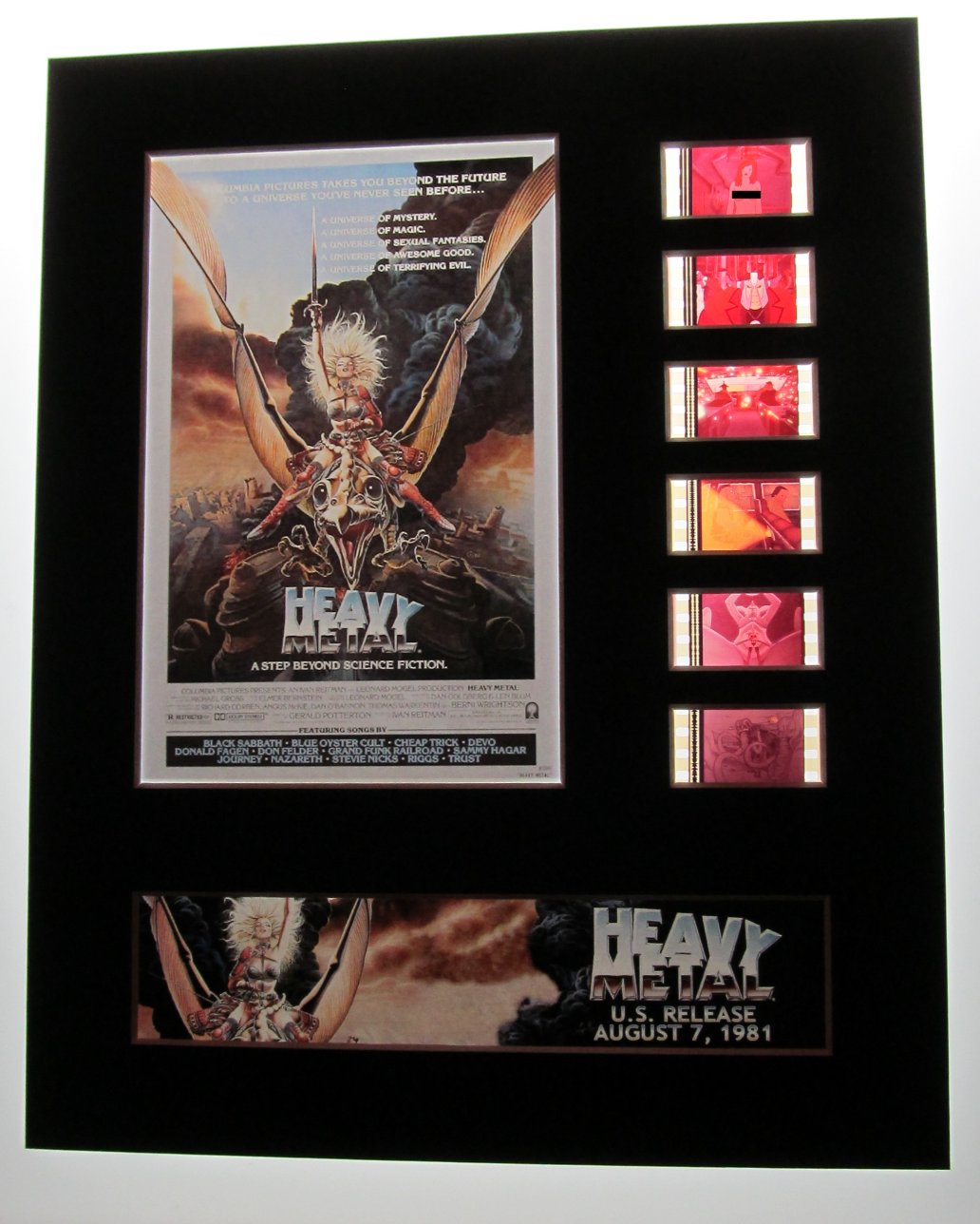 HEAVY METAL Adult Animation 35mm Movie Film Cell Display 8x10 Presentation