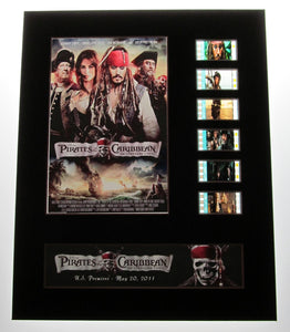 PIRATES OF THE CARIBBEAN: ON STRANGER TIDES 35mm Movie Film Cell Display 8x10
