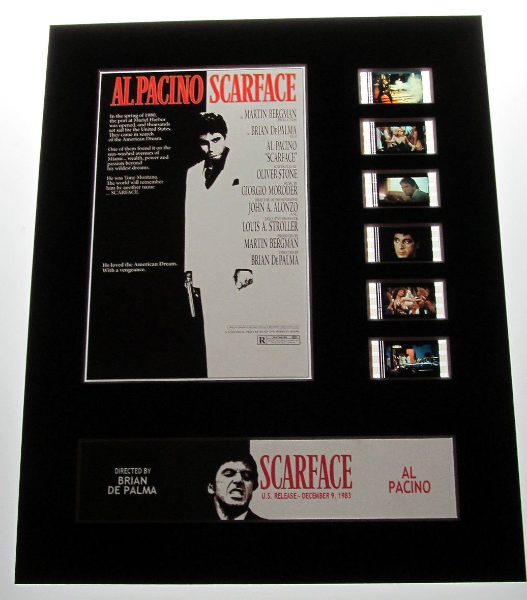 SCARFACE 35mm Movie Film Cell Display 8x10 Presentation Al Pacino