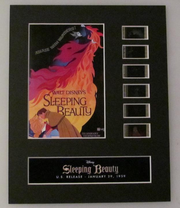 SLEEPING BEAUTY Disney 35mm Movie Film Cell Display 8x10 Presentation Animated Maleficent