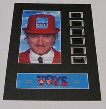 Load image into Gallery viewer, TOYS Robin Williams LL Cool J 35mm Movie Film Cell Display 8x10 Presentation