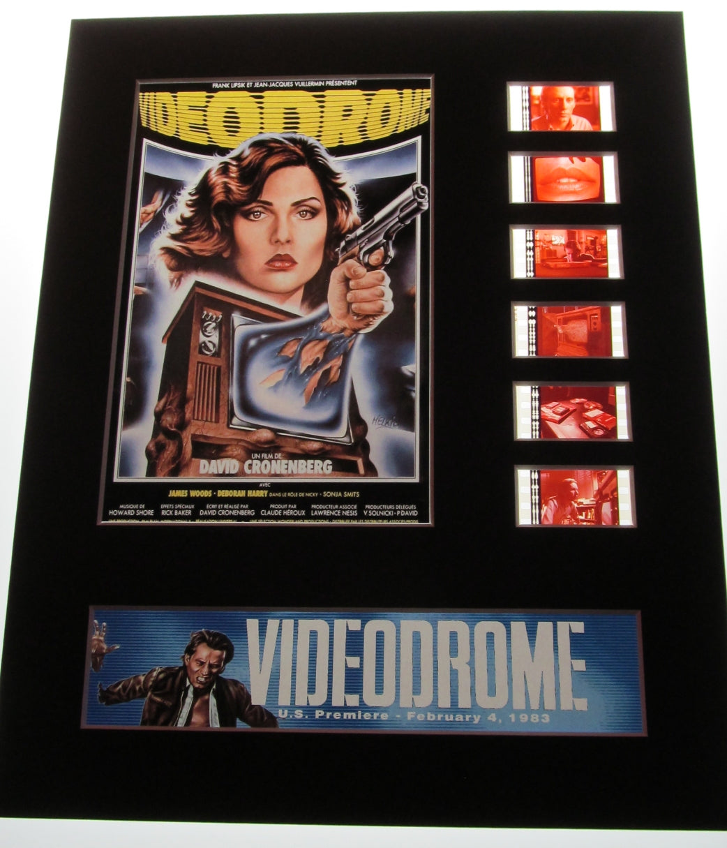 VIDEODROME David Cronenberg 35mm Movie Film Cell Display 8x10 Presentation Horror