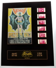 Load image into Gallery viewer, BATMAN The Movie 1967 Adam West 35mm Movie Film Cell Display 8x10 Presentation