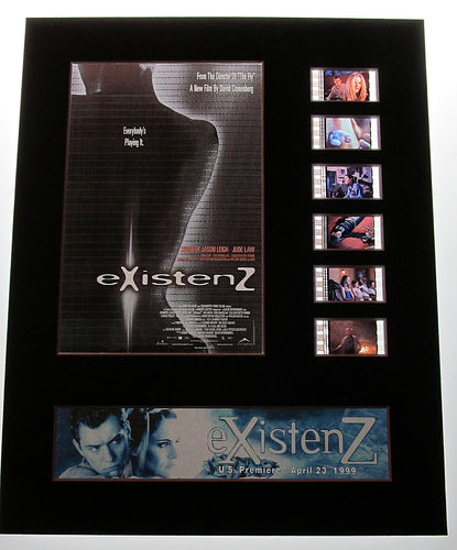 eXistenZ 35mm Movie Film Cell Display 8x10