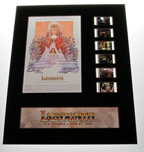 Load image into Gallery viewer, LABYRINTH David Bowie Jennifer Connelly 35mm Movie Film Cell Display 8x10 Presentation