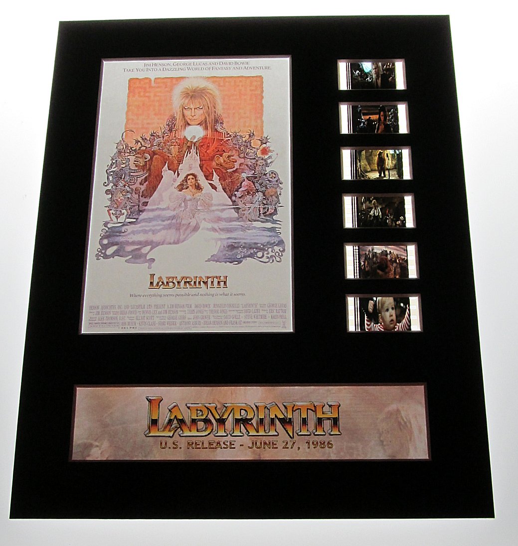 LABYRINTH David Bowie Jennifer Connelly 35mm Movie Film Cell Display 8x10 Presentation