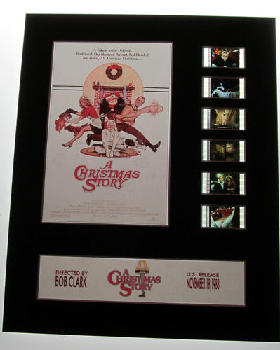 A CHRISTMAS STORY 35mm Movie Film Cell Display 8x10 Presentation