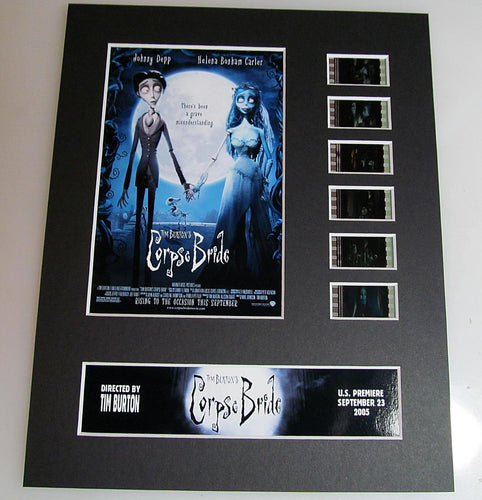 CORPSE BRIDE Gothic Animation Horror 35mm Movie Film Cell Display 8x10 Presentation