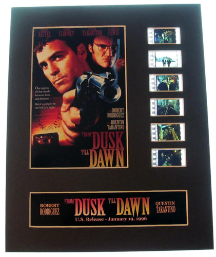 FROM DUSK TILL DAWN 35mm Movie Film Cell Display 8x10