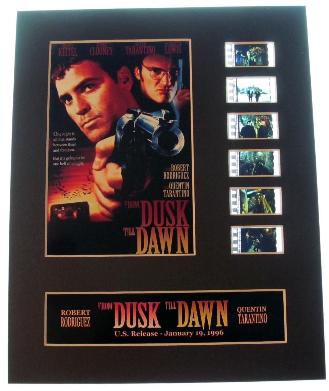FROM DUSK TILL DAWN 35mm Movie Film Cell Display 8x10