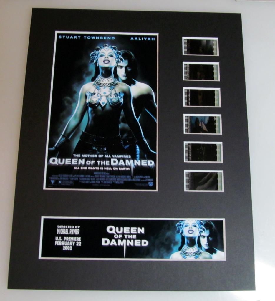 QUEEN OF THE DAMNED 35mm Movie Film Cell Display 8x10 Presentation Vampire Horror