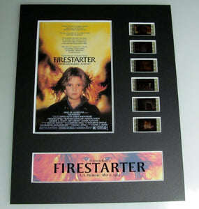 FIRESTARTER Stephen King Drew Barrymore 35mm Movie Film Cell Display 8x10 Presentation Horror