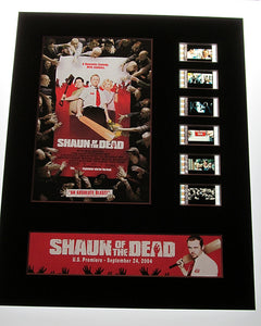 SHAUN OF THE DEAD 35mm Movie Film Cell Display 8x10 Presentation Horror Simon Pegg