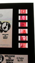 Load image into Gallery viewer, WELCOME TO ARROW BEACH Horror 35mm Movie Film Cell Display 8x10 Presentation