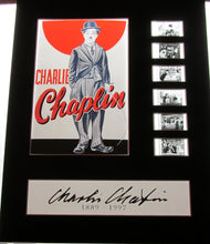 Load image into Gallery viewer, CHARLIE CHAPLIN Historical 35mm Movie Film Cell Display 8x10 Presentation