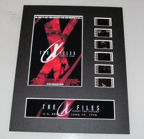 THE X-FILES : FIGHT THE FUTURE 35mm Movie Film Cell Display 8x10 Presentation