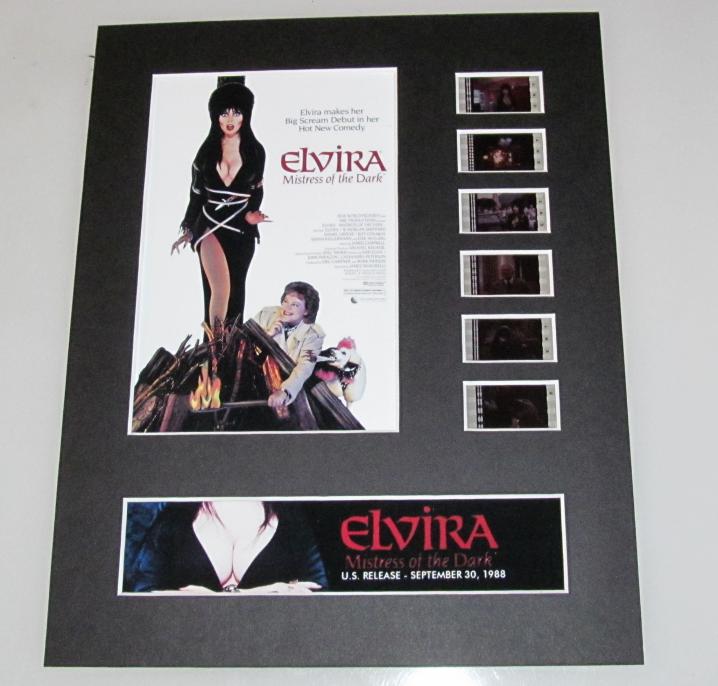 ELVIRA MISTRESS OF THE DARK 35mm Movie Film Cell Display 8x10 Presentation Horror