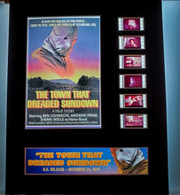 Load image into Gallery viewer, The TOWN THAT DREADED SUNDOWN 1976 Charles B Pierce Horror 35mm Movie Film Cell Display 8x10