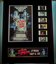 Load image into Gallery viewer, The RETURN OF THE LIVING DEAD 1985 Zombie 35mm Movie Film Cell Display 8x10 Presentation Horror