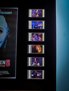 HALLOWEEN 5 1989 The Revenge of Michael Myers 35mm Movie Film Cell Display 8x10 Presentation Horror