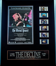 Load image into Gallery viewer, DECLINE OF WESTERN CIVILIZATION PT 2 THE METAL YEARS Ozzy Osborne Gene Simmons 35mm Movie Film Cell Display 8x10 Presentation