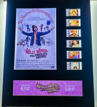 Load image into Gallery viewer, Willy Wonka &amp; the Chocolate Factory 35mm Movie Film Cell Display 8x10 Presentation
