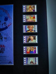 Willy Wonka & the Chocolate Factory 35mm Movie Film Cell Display 8x10 Presentation