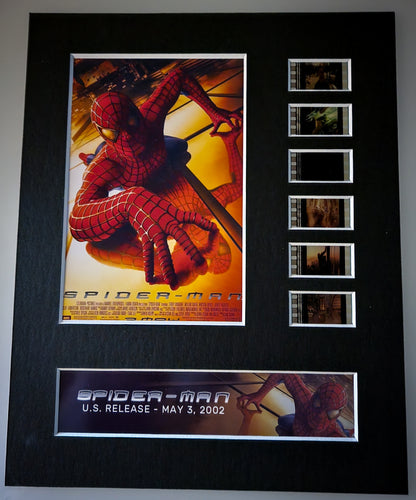 Spider-Man 2002 Sam Raimi Tobey Maguire Marvel 35mm Movie Film Cell Display 8x10 Presentation