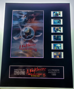 NIGHTMARE ON ELM STREET 5 Dream Child 1989 35mm Movie Film Cell Display 8x10 Presentation Horror