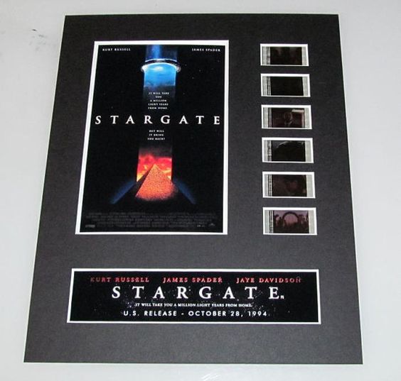 STARGATE Kurt Russell 35mm Movie Film Cell Display 8x10 Presentation