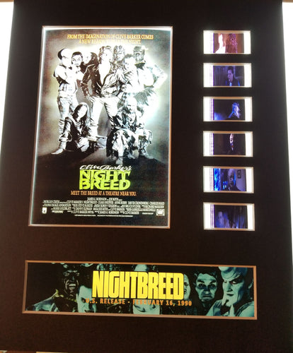 NIGHTBREED Clive Barker 35mm Movie Film Cell Display 8x10 Presentation Horror