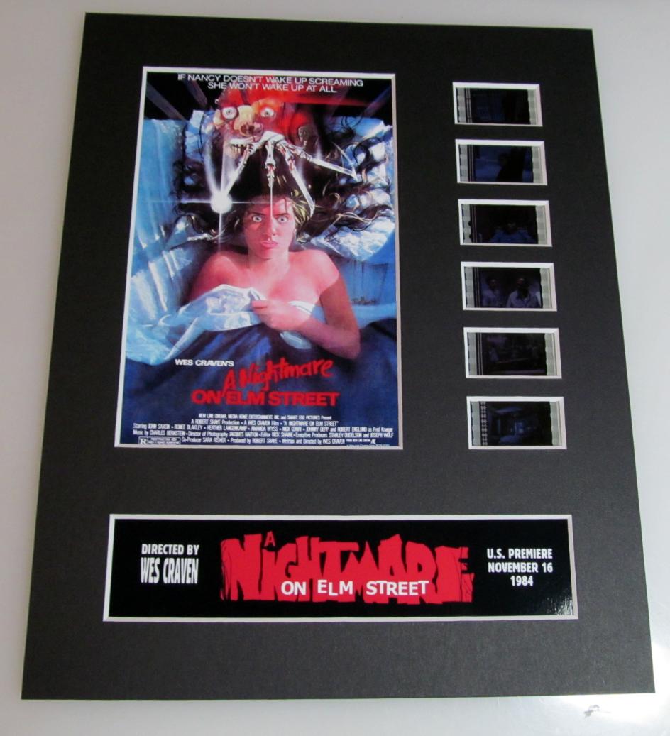 NIGHTMARE ON ELM STREET Original Classic 35mm Movie Film Cell Display 8x10 Presentation Horror